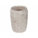 Beliani Conjunto de acessórios de banho PALMILLA Branco/ Bege
