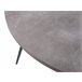 Beliani Mesa de jantar ODEON 120x120 Cinza Claro