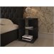 Conjunto Mesas de Cabeceira Domus 44 Preto
