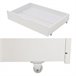 Conjunto de 2 gavetas de arrumação para cama de madeira Branco