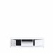 Móvel de TV branco LIVING 157,70 cm Branco Brillo