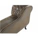 Beliani Chaise longue versão à direita Camurça sintética NIMES Castanho