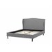 Beliani Cama com estrado Poliéster COLMAR 150x215 Cinza