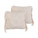 Beliani Almofada decorativa BESHAM 45x45 Bege
