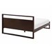 Beliani Cama com estrado Pinho GIULIA 145x213 Castanho