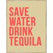 Pintura arte deco SAVE WATER 40x50cm de MARCOMUEBLE Bege
