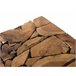 Beliani Mesa de jantar NORLEY 30x30 Castanho