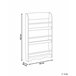 Beliani Estante LILOET 60 Branco