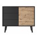 APARADOR WILLOW 104 Preto/ Creme