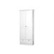 Roupeiro LAU portas batentes 80x200cm branco Branco