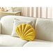 Beliani Almofada decorativa CONSOLIDA 47x35 Amarelo