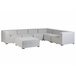 Beliani Conjunto lounge AREZZO Cinza Claro