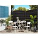 Beliani Conjunto bistrô SERSALE/VIESTE 70x70 Branco