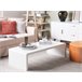 Beliani Mesa de centro MINNESOTA 60x120 Branco