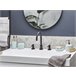 Beliani Conjunto de accesorios de baño GORBEA Azul Claro