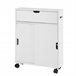 Armário utilitário de banho 2 portas e 1 gaveta BZR31-W SoBuy Branco