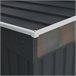 Abrigo de Jardim Aço Galvanizado Outsunny Cinza