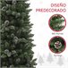 Árvore de Natal Plástico e Aço HOMCOM, casa - natal Verde