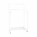 Cabide de roupa TWISTER metal 148x89x50cm Branco