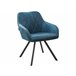 Beliani Silla de comedor MONEE Azul Marino