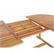 Beliani Mesa extensível MAUI Castanho