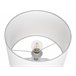Beliani Candeeiro de mesa LABRADA Branco
