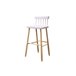 Banco fixo WOODEN ITZIAR Branco