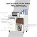 Armario para Impresora Melamina Vinsetto 80 Branco