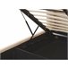 Beliani Cama com armazenamento Veludo LUBBON 190x217 Bege