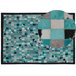 Beliani Pelos curtos NiKFER 160x230 Turquesa