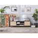 Beliani Mesa de TV MADERA 140 Castanho