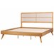 Beliani Cama com estrado MDF POISSY 187x202 Castanho Claro