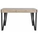 Beliani Mesa de jantar CAMBELL 80x130 Castanho