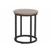 Beliani Mesa de apoio DIXIE 48x48 Castanho