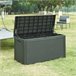 Arca de exterior Atella 380 L com almofada Preto