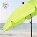 Aktive Beach Guarda-sol grande inclinável verde 200 cm UV30 Verde