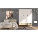 Roupeiro DELTA portas batentes e 3 gavetas 147x200cm branco Branco