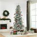 Árvore de Natal PVC, PE, Aço HOMCOM, casa - natal Multicor