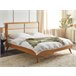 Beliani Cama com estrado MDF POISSY 187x202 Castanho Claro
