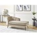 Beliani Chaise longue izquierdo Terciopelo ALLIER Bege