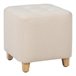 Puff CHARME 35x35 cm tecido algodão sortido Multicor