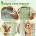 Arranhador para Gatos Aglomerado, Pelúcia e Corda de Algodão Cinza