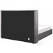Beliani Cama com armazenamento Veludo LUBBON 210x217 Cinza