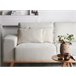 Beliani Almofada decorativa MABA Creme