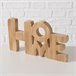 Figura HOME/LOVE sortida da marca BOLTZE Madeira