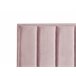 Beliani Cama com armazenamento Veludo SEZANNE 170x215 Rosa