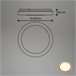 Plafon IJUS LED 1 24w 43cm marca BRILONER Madeira