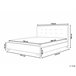 Beliani Cama com estrado Poliéster AMBASSADOR 152x216 Bege
