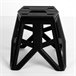 Aktive Taburete plegable camping extraresistente Preto