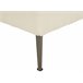 Beliani Chaise longue versão à esquerda Bouclé RIOM Branco/ Bege